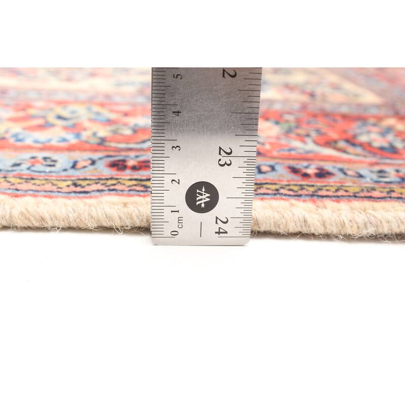 ECARPETGALLERY Hand-knotted Kayseri Cream Wool Rug - 4'5 x 6'9