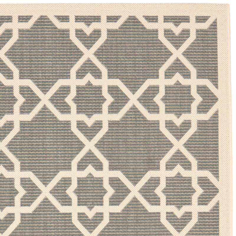 SAFAVIEH Courtyard Lawanda Trellis Indoor/ Outdoor Waterproof Patio Backyard Rug