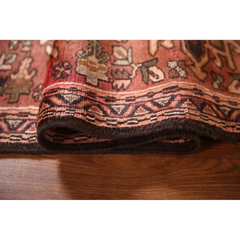 Gharajeh Persian Vintage Area Rug Hand-Knotted Wool Carpet - 2'6"x 6'1"