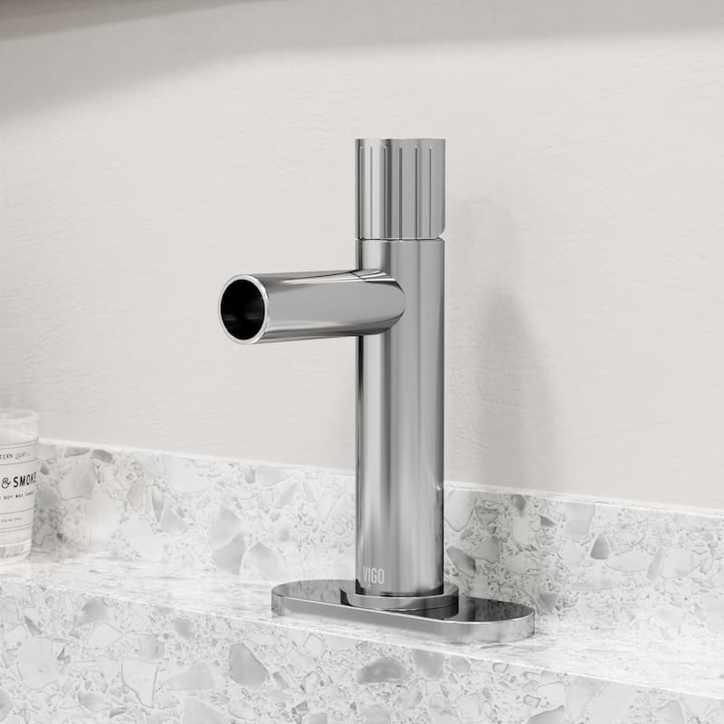 VIGO Ashford 8" H Single Handle Single Hole Bathroom Faucet