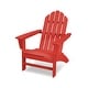 preview thumbnail 21 of 31, POLYWOOD Kahala Adirondack Chair Sunset Red
