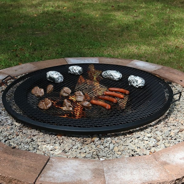 Shop Sunnydaze X Marks Outdoor Fire Pit Cooking Grill Grate 40