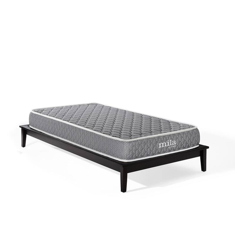 Modway Mila 8" Twin Mattress - Firm 8 Inch Memory Foam Mattress