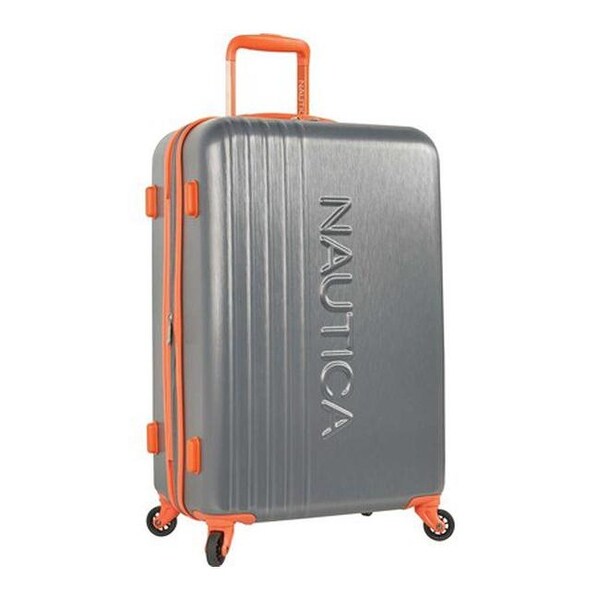 nautica orange suitcase
