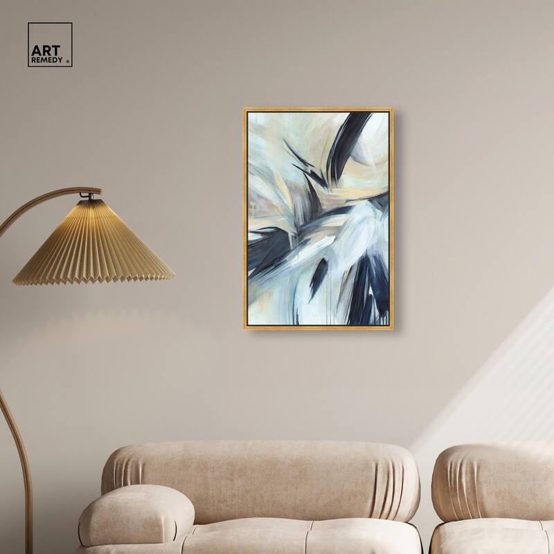 Layered Shadows Canvas by Art Remedy