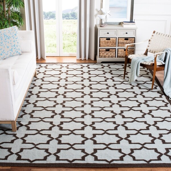 Safavieh Handmade Flatweave Dhurries Annemarie Modern Moroccan Wool Rug. Opens flyout.