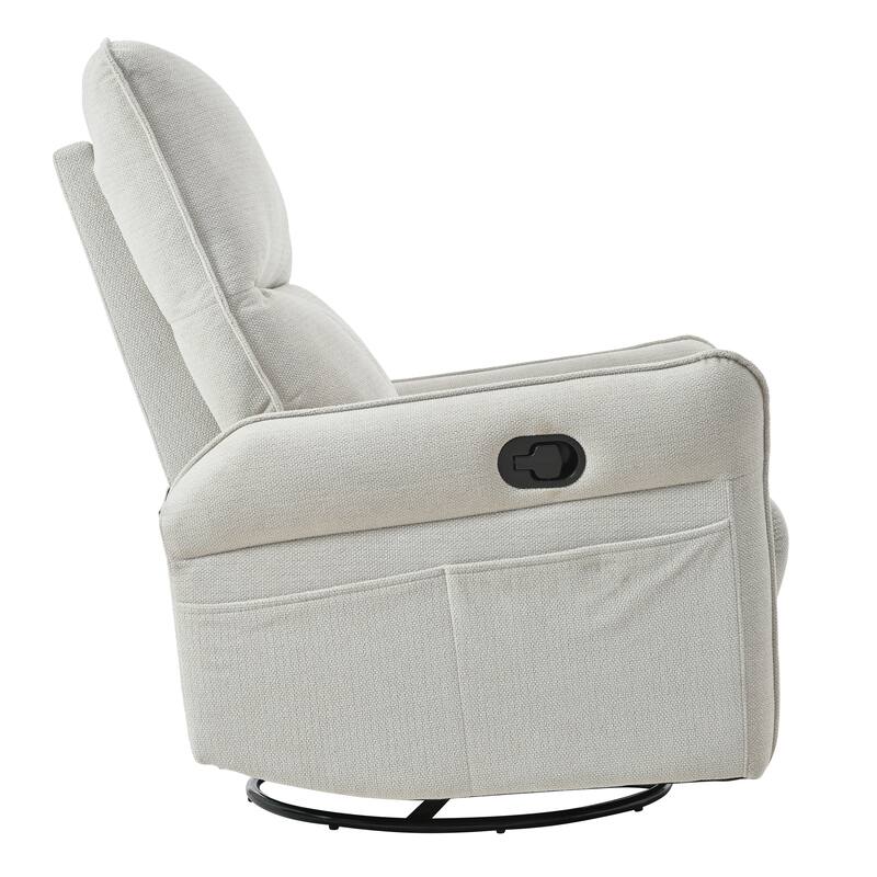 360° Swivel Rocker Manual Recliner Chair for Living Room, Bedroom