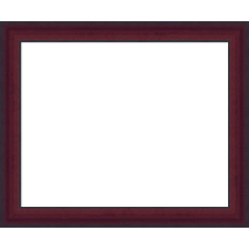 Amanti Art Canterbury Cherry Framed Dry Erase Magnetic Board