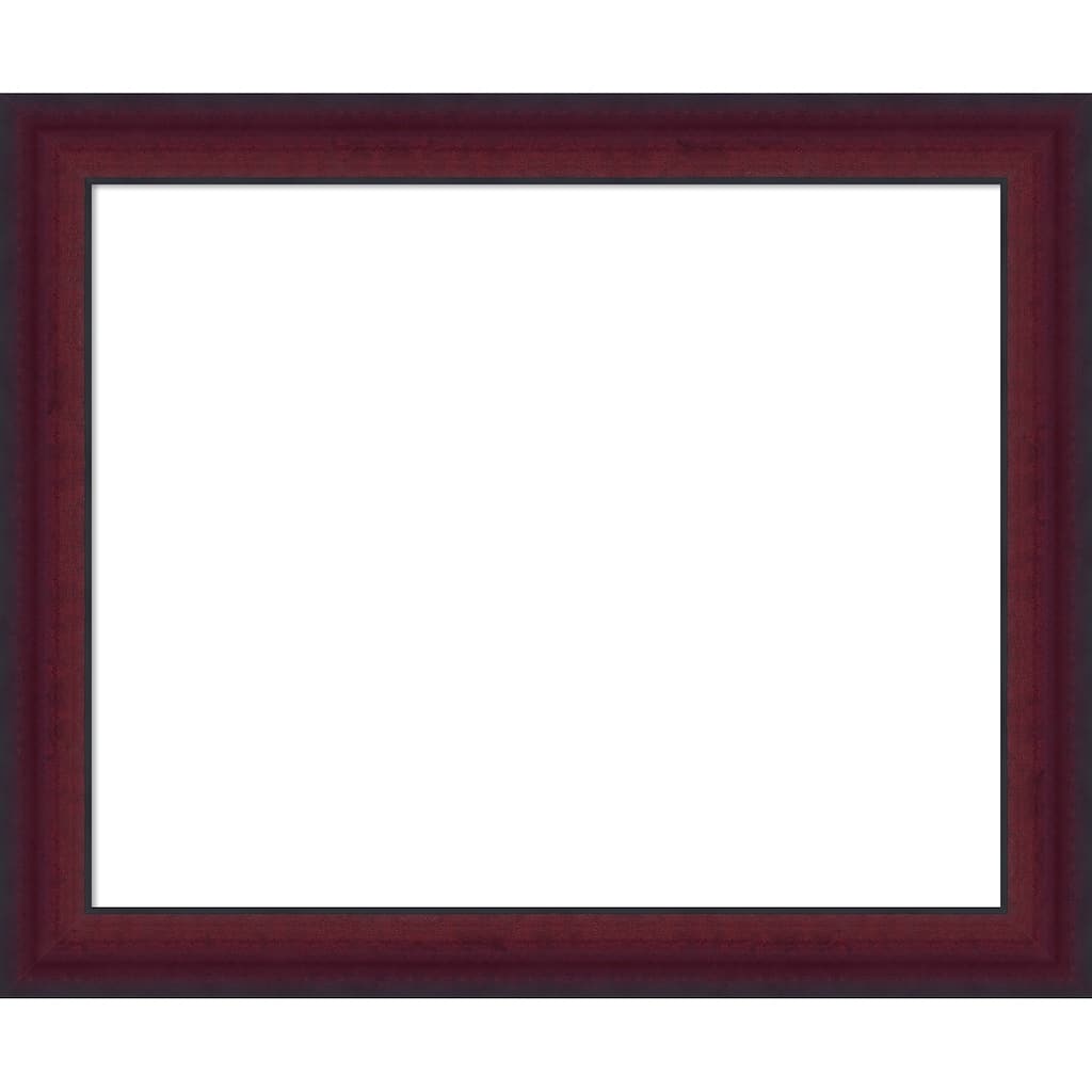 Amanti Art Canterbury Cherry Framed Dry Erase Magnetic Board