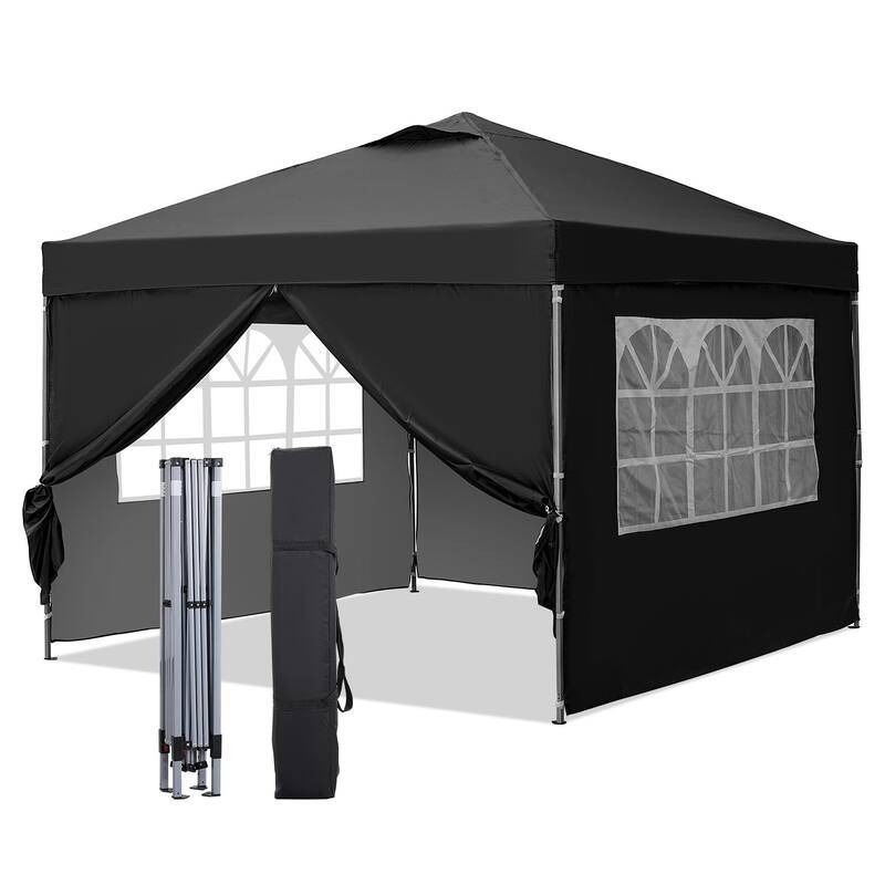 Ainfox 10'x10' Pop Up Canopy Tent Outdoor Commercial Instant Gazebos Portable Shelter Canopies