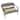 Klear Vu Husk Birch Indoor/Outdoor Patio Bench Cushion