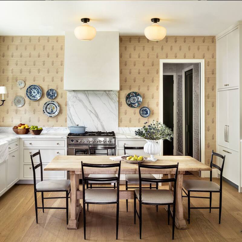 1-Light Modern Elegant Ribbed Glass Flush Mount with Brushed Brass/Matte Black Finish for Bedroom & Foyer