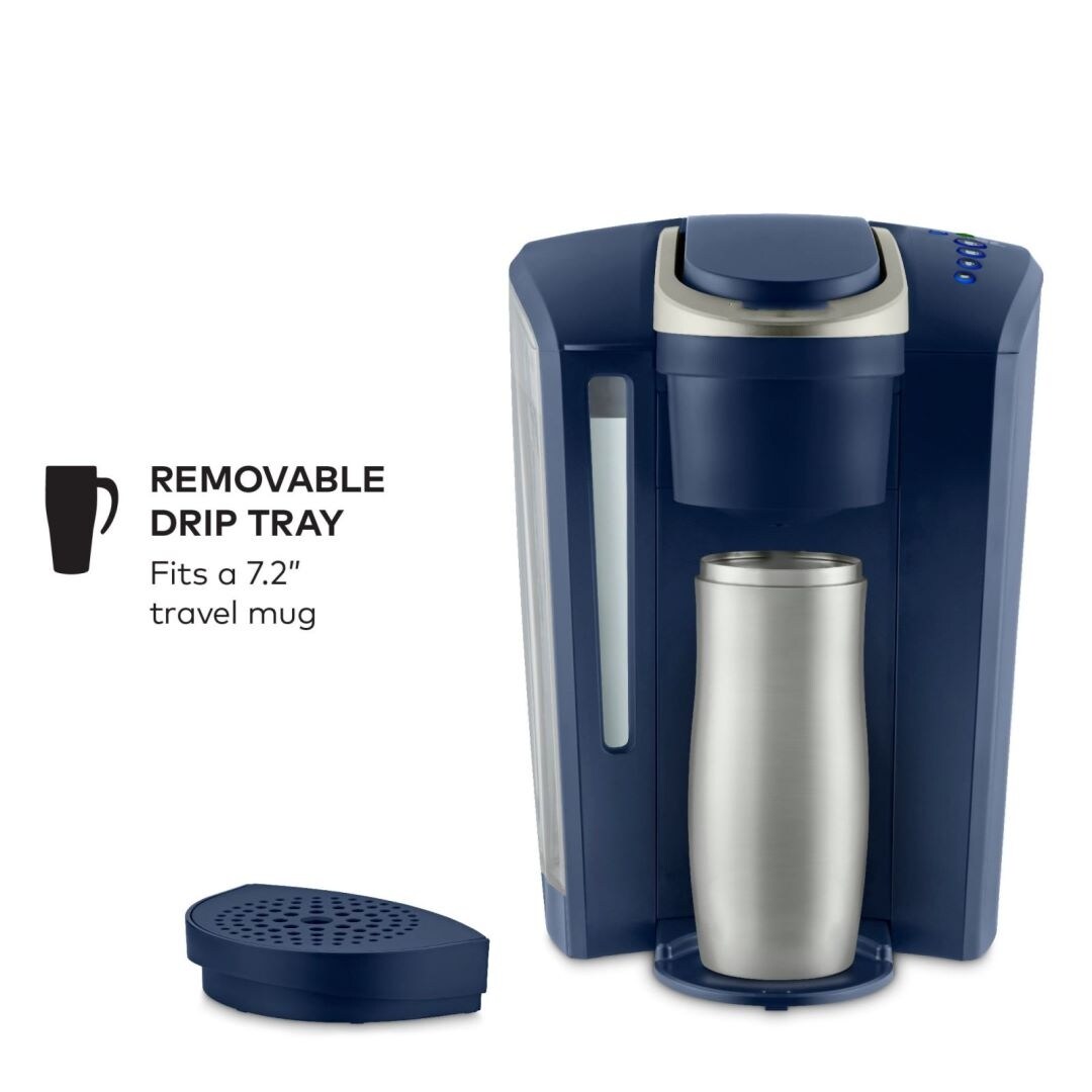 Navy blue deals coffee maker