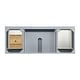 preview thumbnail 58 of 56, James Martin Vanities Breckenridge 60" Single Vanity, Serenity Blue