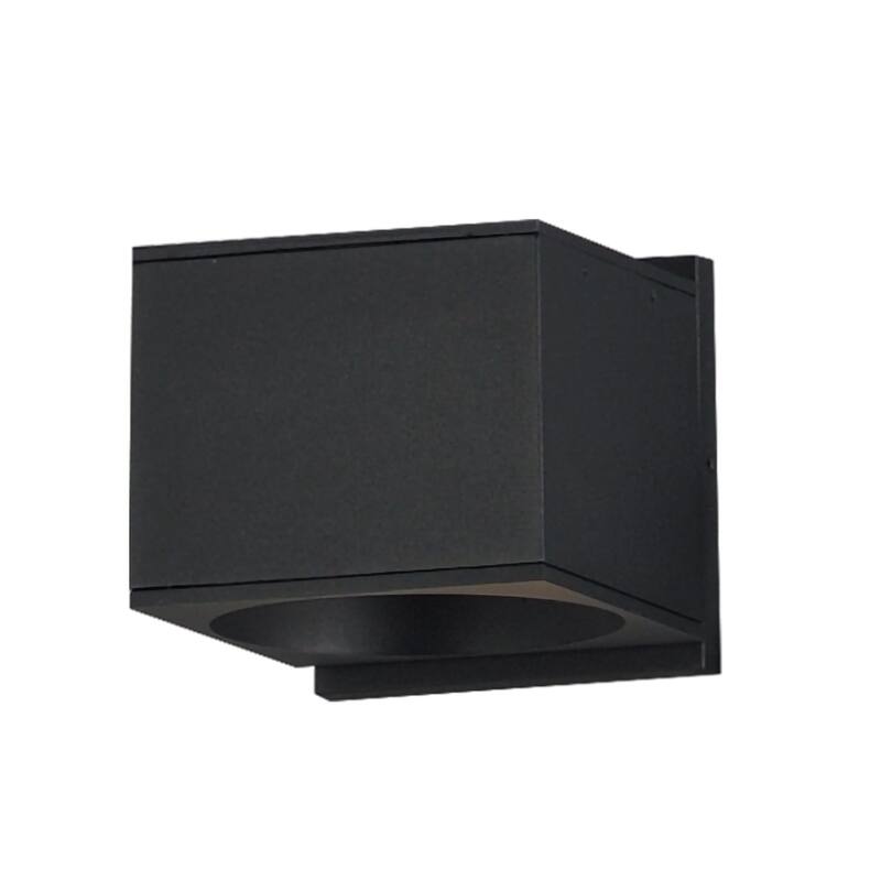 Maxim 86215 Stout 5" Tall LED Outdoor Wall Sconce - 3000K, 1650 - Black