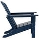 preview thumbnail 71 of 96, Altura Classic Outdoor Eco-Friendly All Weather Adirondack Chairs with Side Table (3-Piece Set)