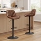 preview thumbnail 6 of 60, Art Leon Adjustable Height Swivel Barstool, Set of 2