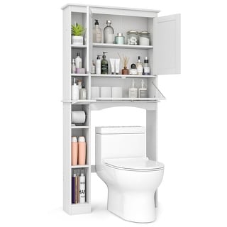 Costway Over the Toilet Storage Cabinet Bathroom Storage Organizer - See Details