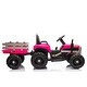 preview thumbnail 51 of 118, Luxury Electric Ride-On Tractor Toy for Children with Remote Control, Trailer, and LED Lights - 3-6 Years