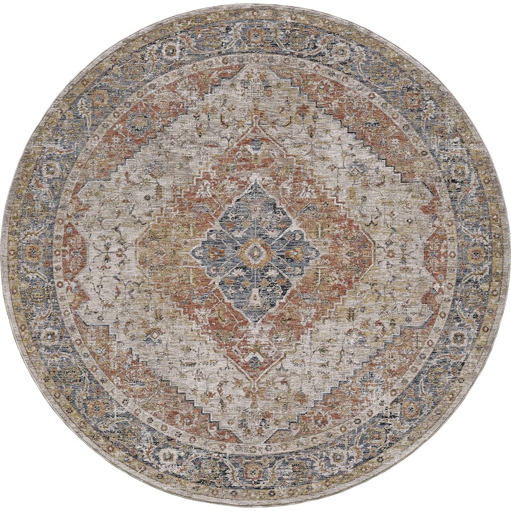 Domani Opulence Distressed Persian Area Rug