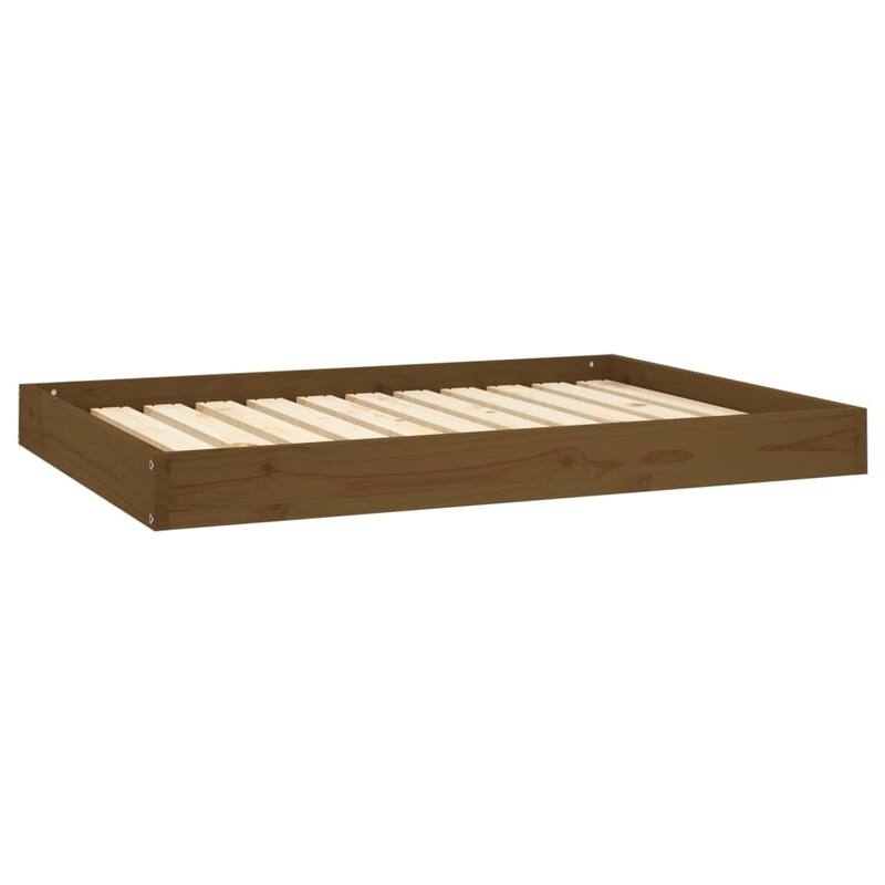 vidaXL Dog Bed 40"x29.1"x3.5" Solid Wood Pine - 40" x 29.1" x 3.5"
