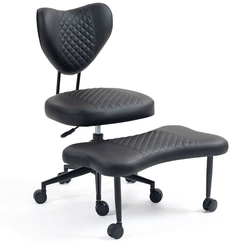 Meditation Chair, An Ergonomic Cross-Legged Seating Chair With Lumbar Support And A Height-Adjustable Seat Cushion