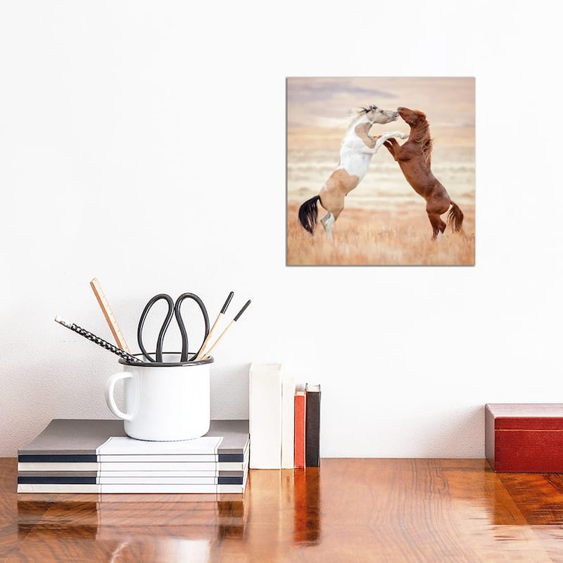 iCanvas "Collection of Horses VIII" by PHBurchett Canvas Print - 12x12x1.5