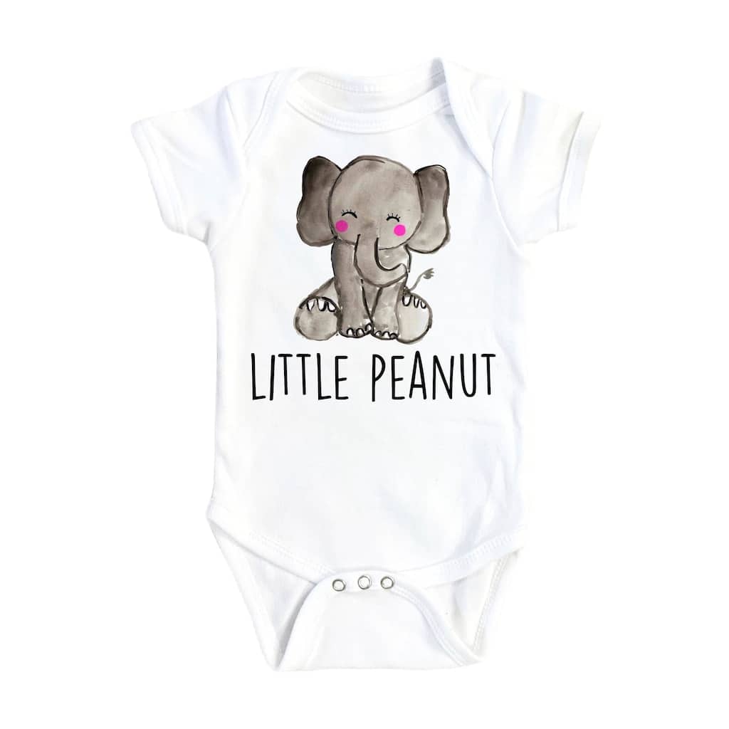 Elephant Peanut - Baby Boy Girl Clothes Infant Bodysuit Funny Cute Newborn