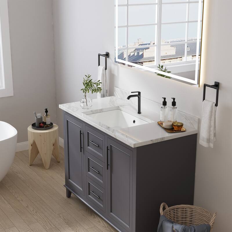 Handle Bathroom Faucet