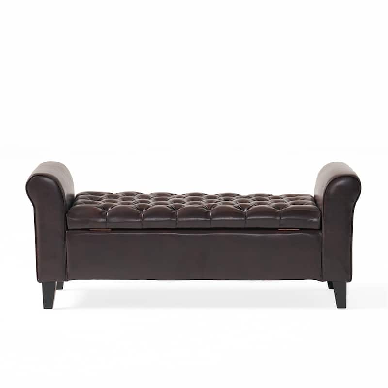 Hayes Armed Storage Bench 