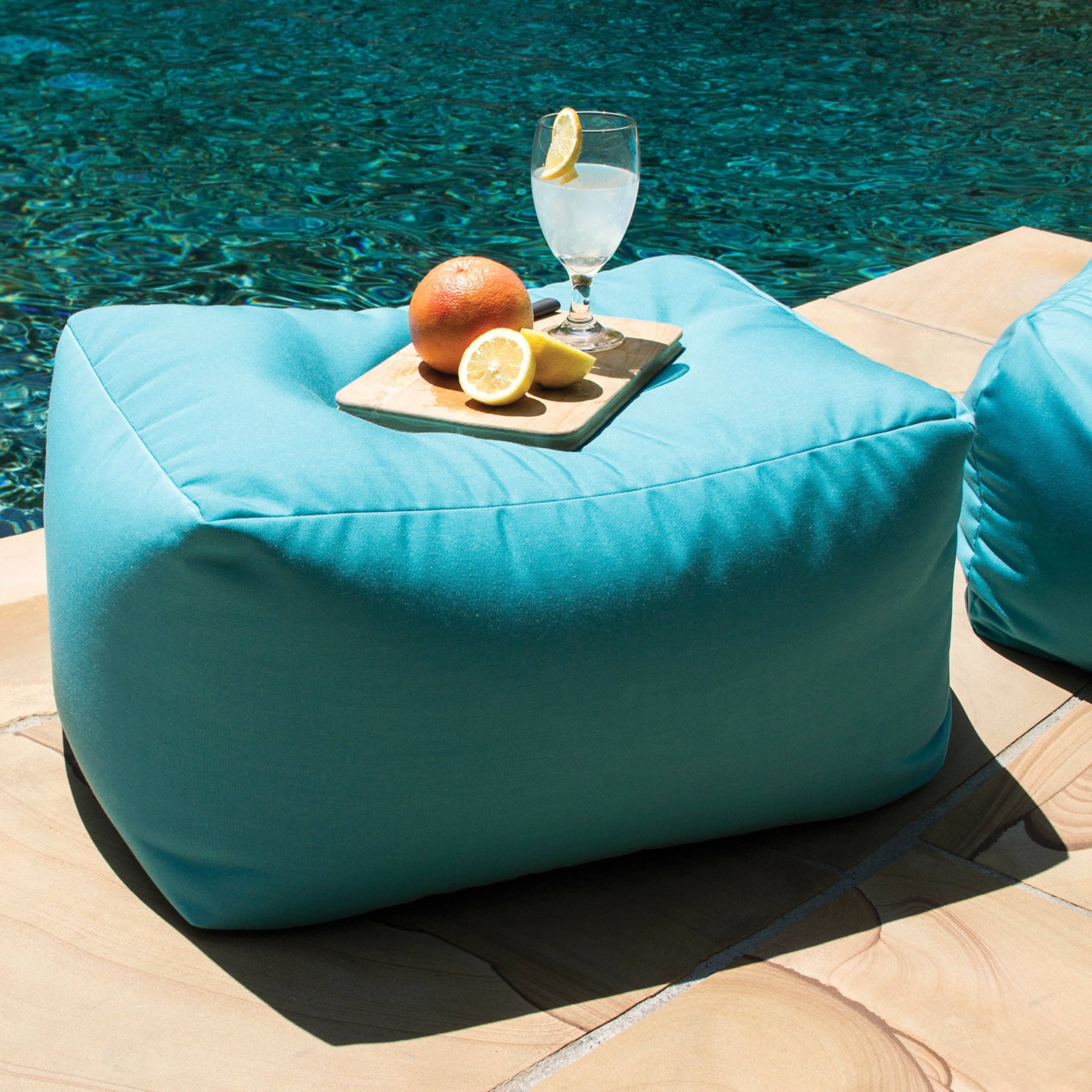Beanbag Pouffe Chair Footstool For indoor or outdoor Garden Seat waterproof 