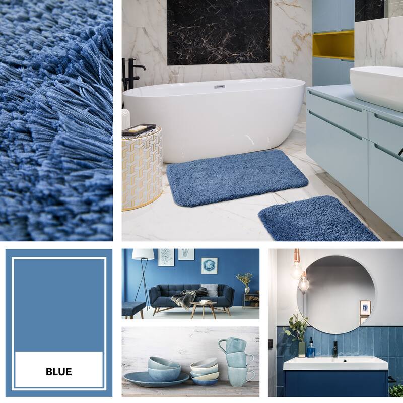 Deconovo Super Absorbent & Thick Bath Mat Rugs (1 PC)