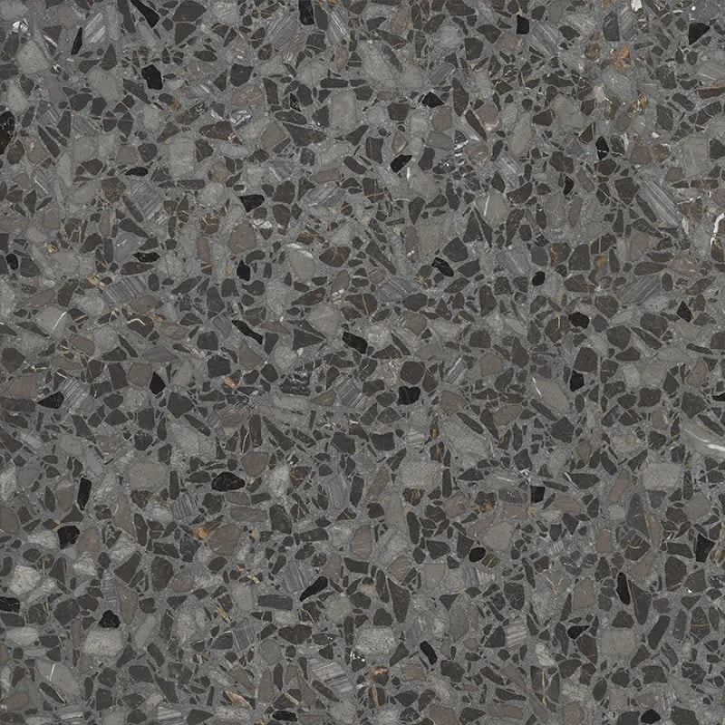 Apollo tile 36" x 36" Terra Mia Matte Charcoal Black with Gray Flecks Porcelain Tile (8.72 sq ft/case) - 1 Pack