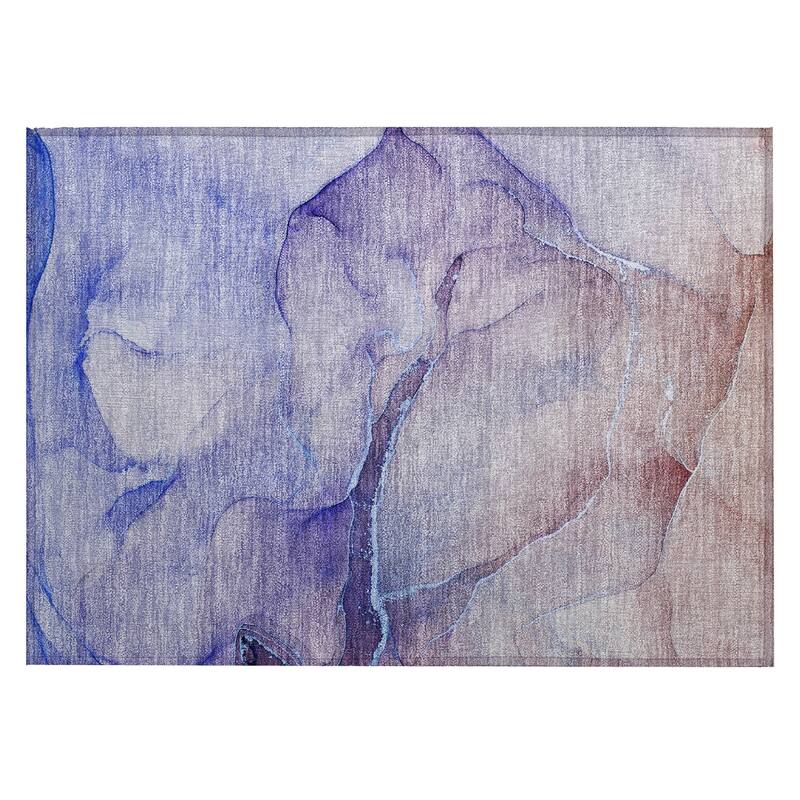 Fax Unique Abstract Weather Resistant Versatile Elegance Outdoor Rug