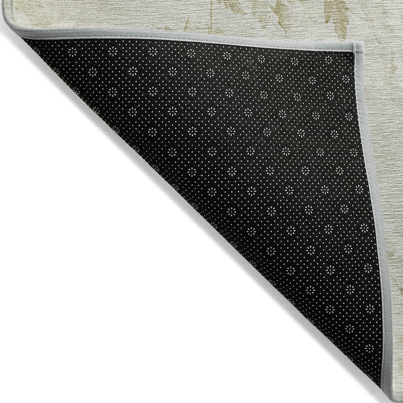 HomeRoots Floral Transitional Rectangle Outdoor Rug