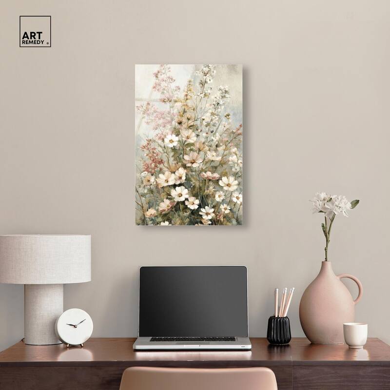 Heirloom Blossoms I Acrylic by Art Remedy, Ready to Hang