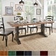 preview thumbnail 1 of 29, Eleanor Two-tone Solid Wood Top Dining Table by iNSPIRE Q Classic