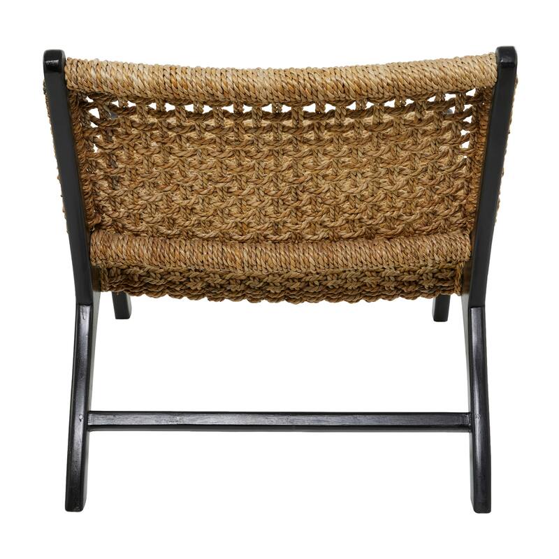 Seagrass Handmade Woven Accent Chair - Brown - Roche River Decor - 29"W x 25"L x 28"H