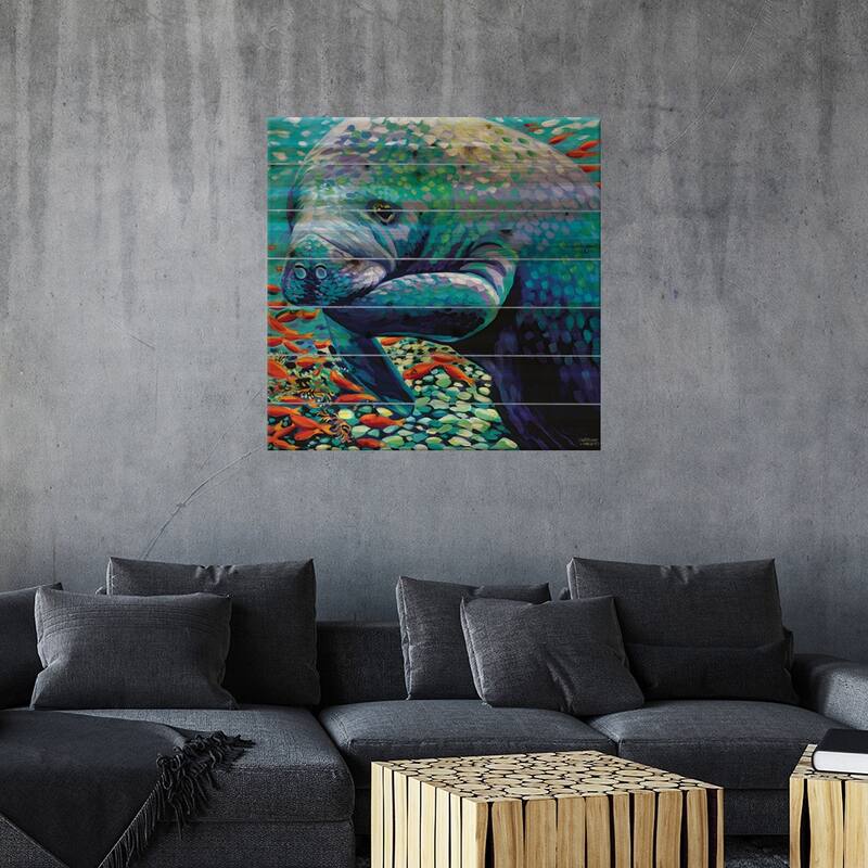 Sea Sweetheart II Print On Wood by Carolee Vitaletti - Multi-Color