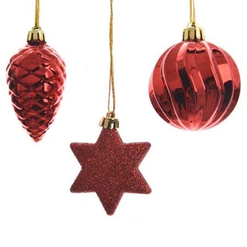 Red Shatterproof Ornament