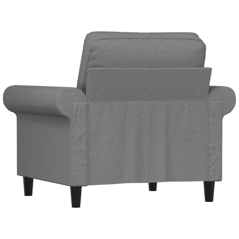 vidaXL Sofa Chair Living Room Accent Upholstered Chair with Armrest Fabric