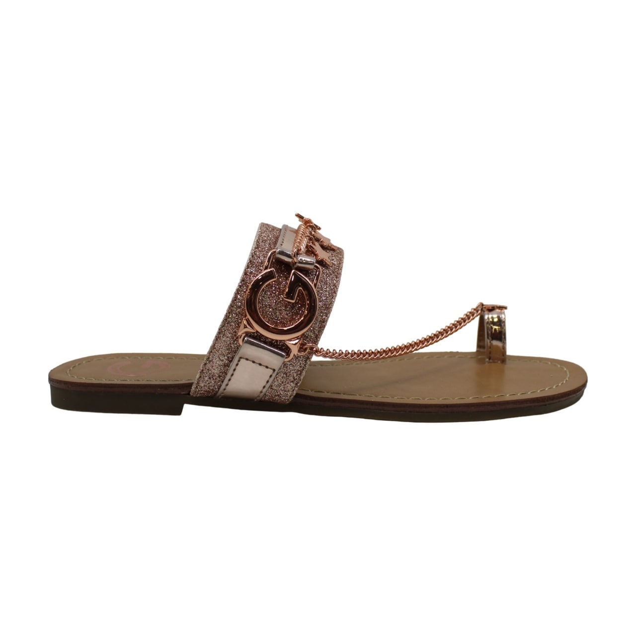 g by guess links flat sandals