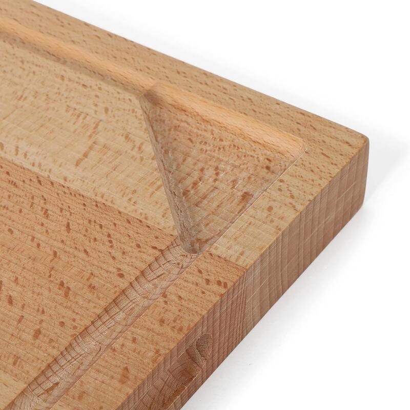 Ledbury 18 x 12 Inch Beech Wood Cutting Board with Juice Groove