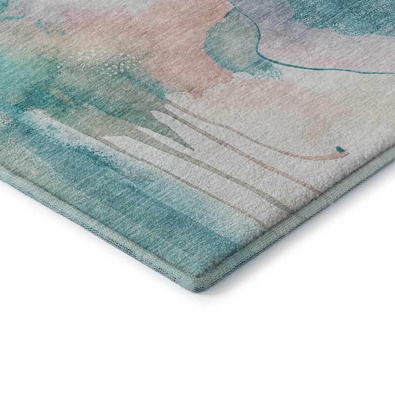 Premium Washable Super Soft Abstract Contemporary Mayfield Rug