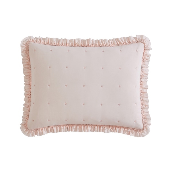 LAURA ASHLEY ピンク タオルケット 2 Laura Ashley Pastel Pink & White Floral Toile Velour Cotton HAND