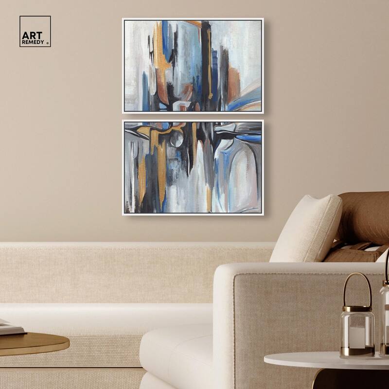 Meditation Mood Canvas Set of 2 by Art Remedy