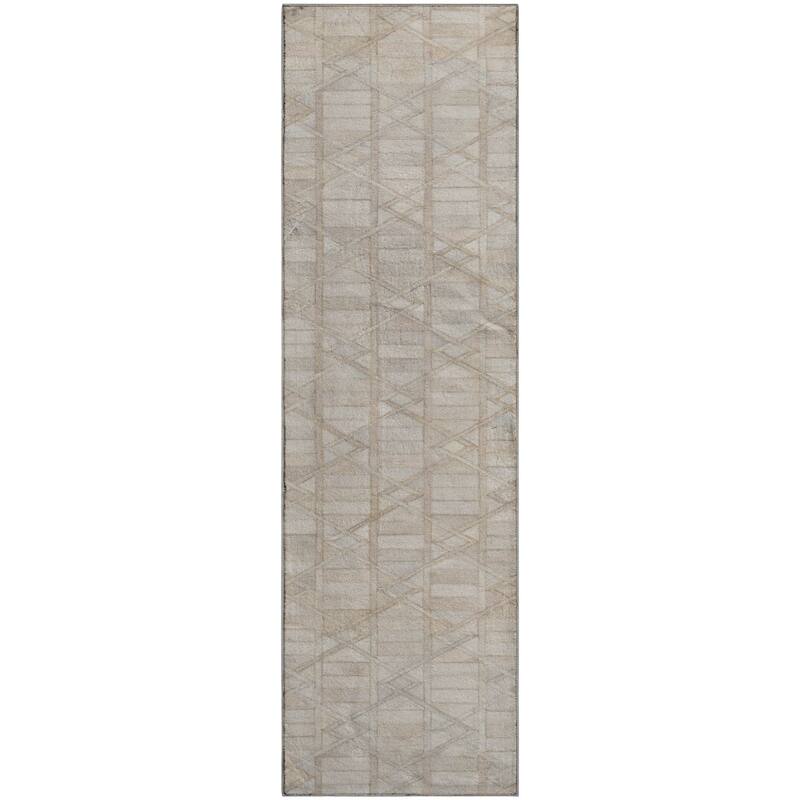 Premium Washable Super Soft Faux Geo Cowhide Mayfield Rug