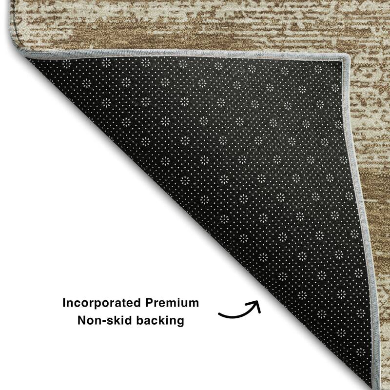 Premium Washable Super Soft Ombre Pixels Mayfield Rug