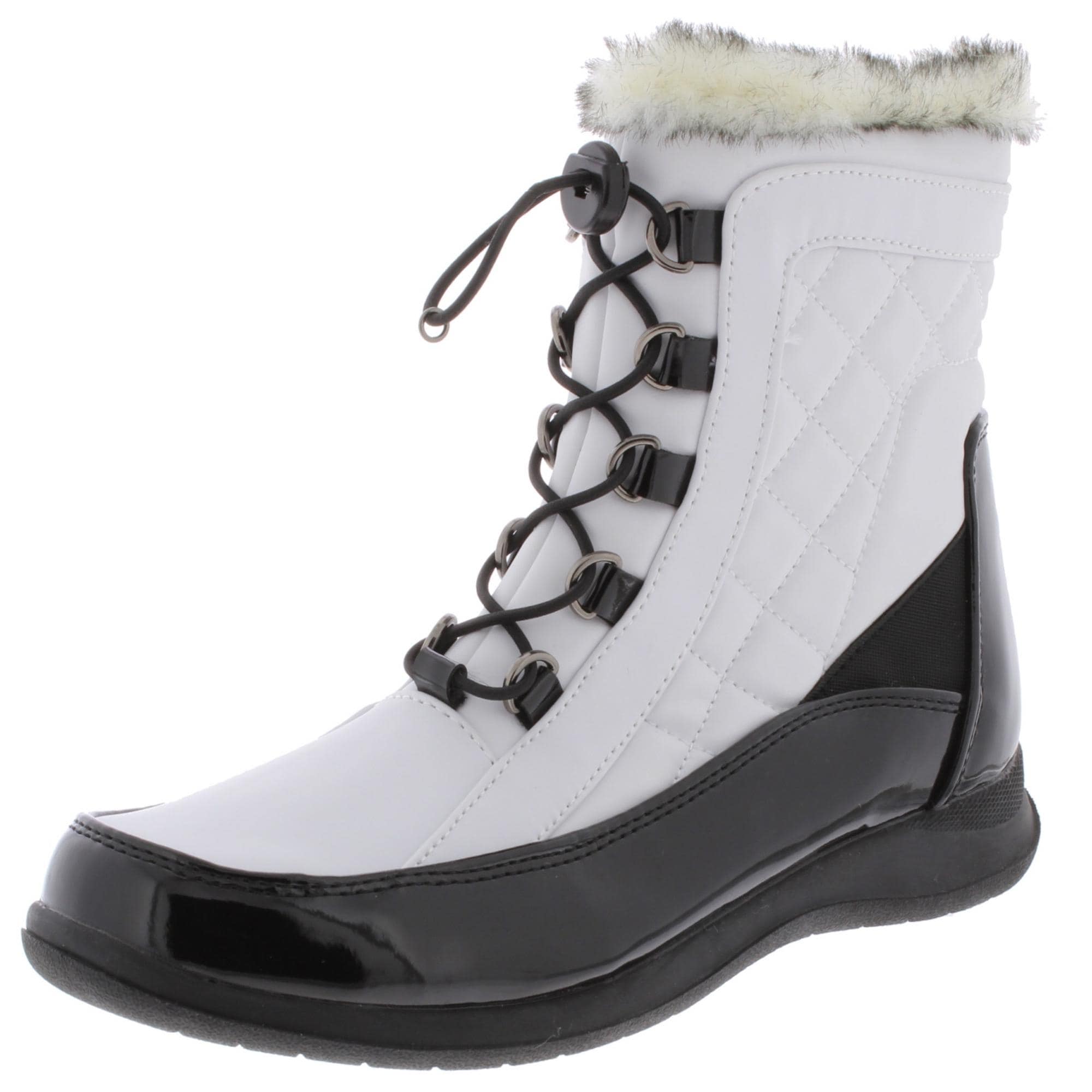 Sporto Womens Jenny Winter Boots Patent 