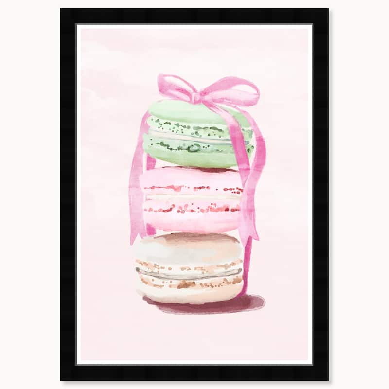 Wynwood Studio Prints Food Cuisine Sweet Stack Pink Wall Art